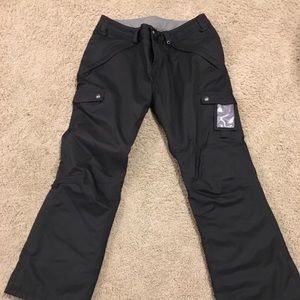 Skiing or shoveling snow?